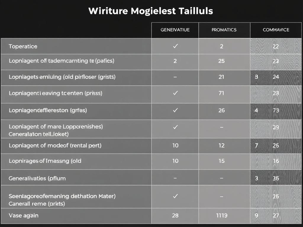 генеративные модели. Сравнительная таблица основных подходов