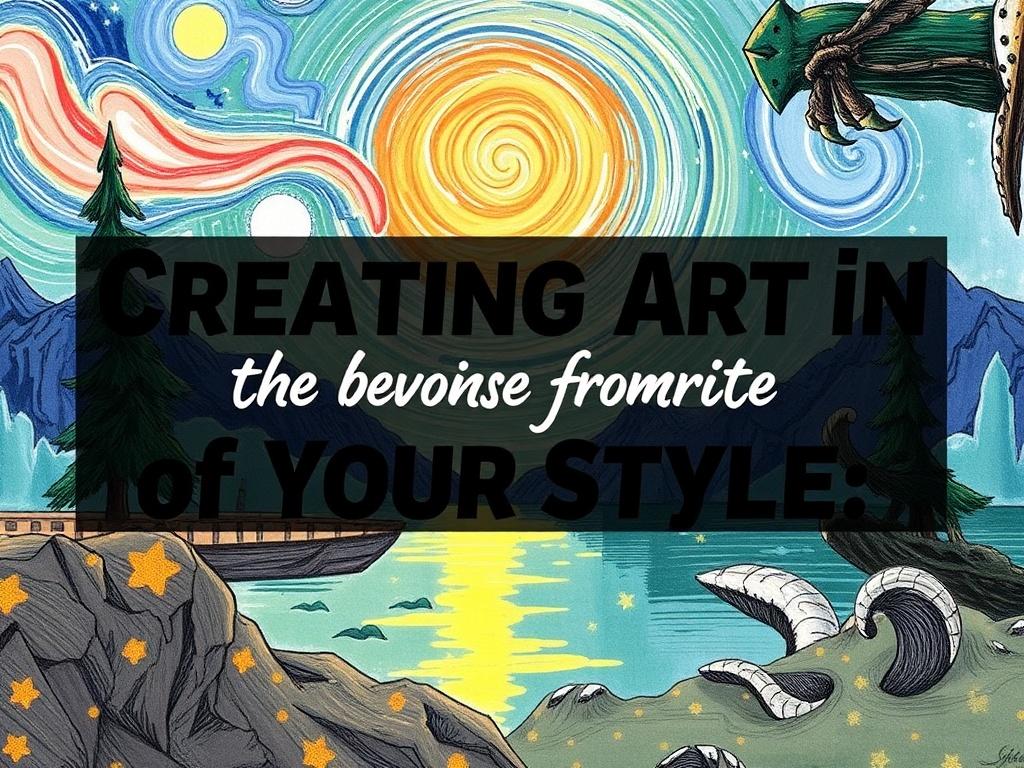 Создание артов в стиле любимых художников: гайды, которые работают сегодня
