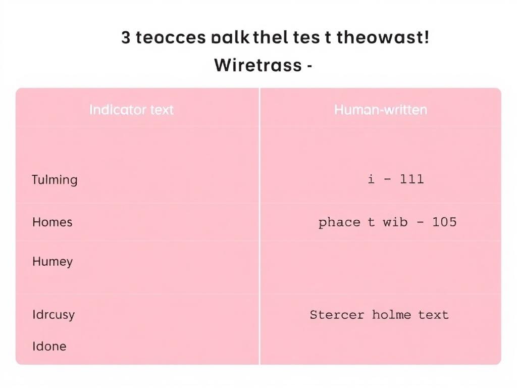 Как проверить, написан ли текст нейросетью. Таблица сравнений: признаки ИИ‑текста против человеческого