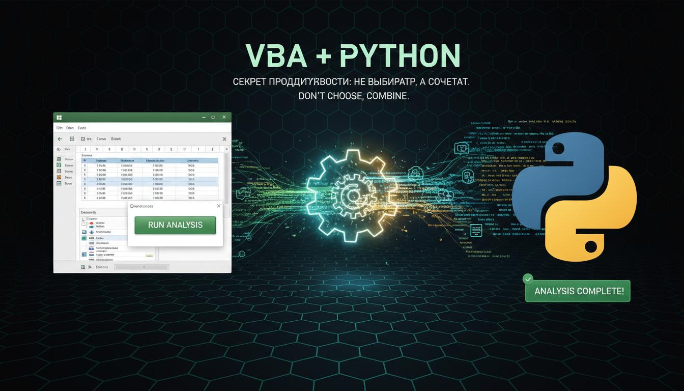 Сравнение VBA и Python. Секрет продуктивности: не выбирать, а сочетать Сравнение VBA и Python. Секрет продуктивности: не выбирать, а сочетать