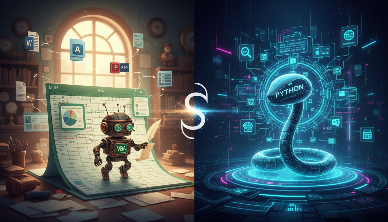 Сравнение VBA и Python. Где каждый язык чувствует себя дома Сравнение VBA и Python. Где каждый язык чувствует себя дома